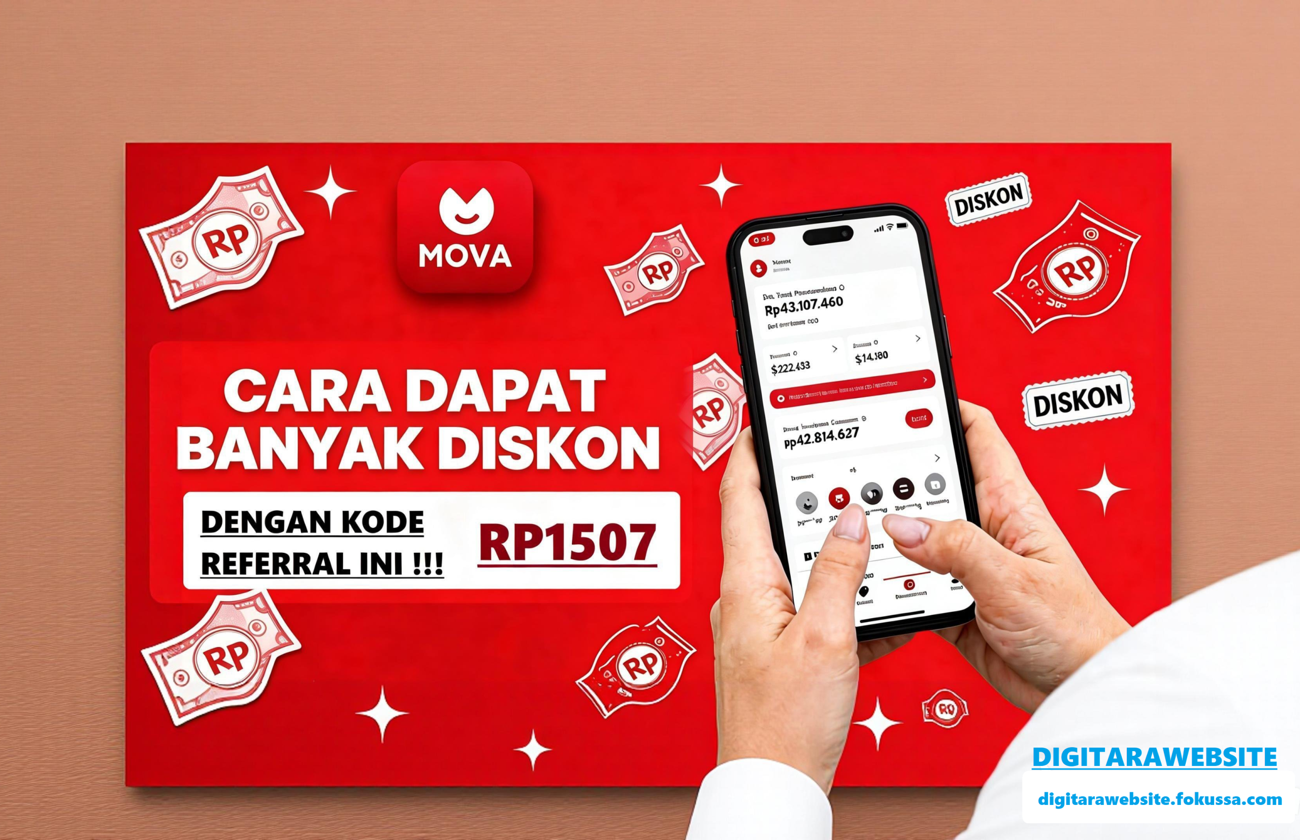 cara dapat banyak diskon aplikasi mova dengan kode referral & afiliasi 2026